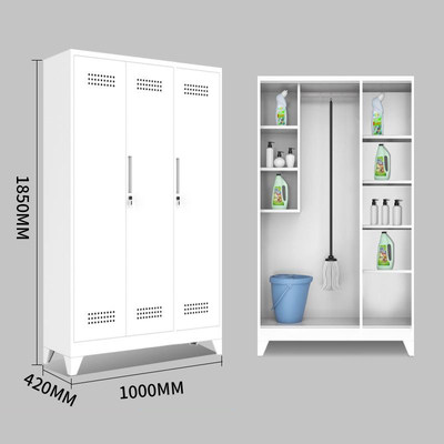 Home Usage Steel Locker Tool Cabinet Cleaning Tool Locker