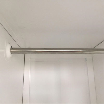 Beach School Two Line Two Doors  Powder Coated Steel Wardrobe