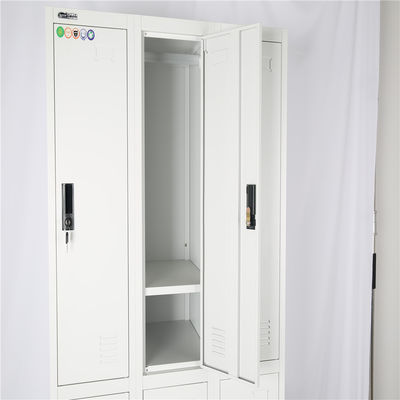 Metal 6 Door Employee Lockers for Office Gym Staff