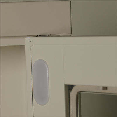 Waterproof Fireproof Glass Door Filing Cabinet Knock Down Office Steel