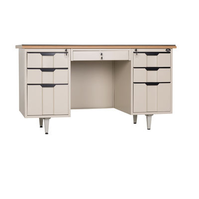 Furniture MDF Wooden Office Desk For Computer Or Financial Department