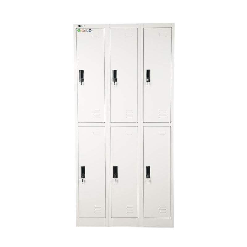 Metal 6 Door Employee Lockers for Office Gym Staff